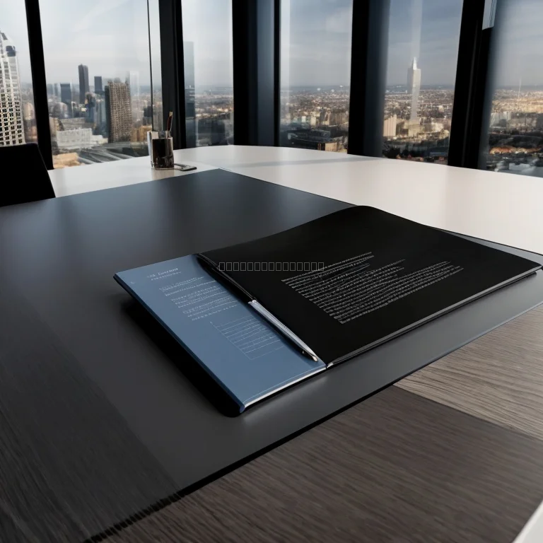 Legal advisor discussing documentation